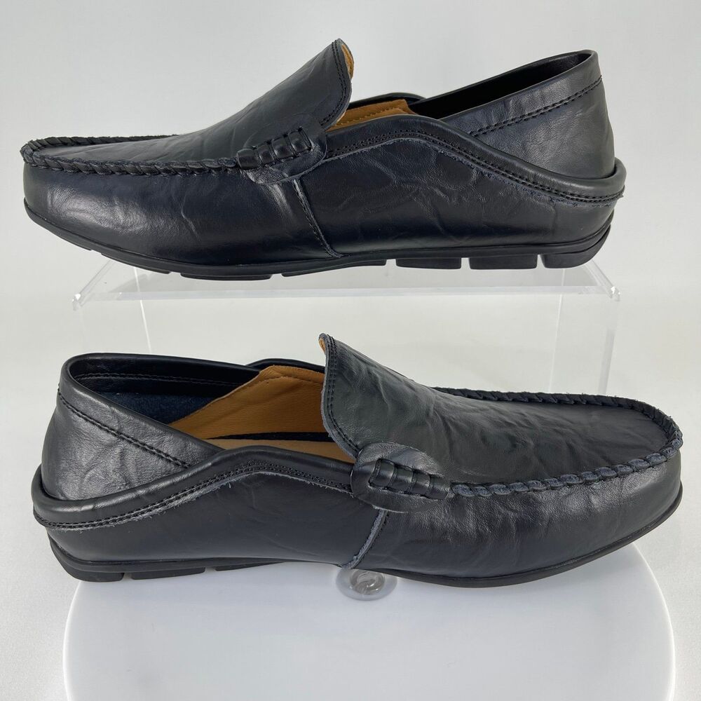 Go Tour Men's Premium Genuine Leather Loafers Breathable Size 6.5 M | NEW